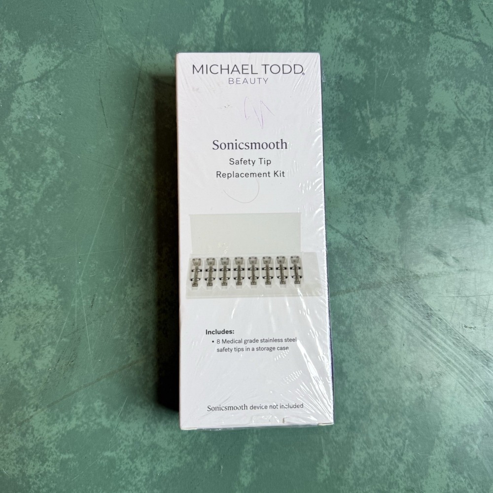 Michael Todd Beauty Sonicsmooth Safety Tip Replacement Kit 8 Pack NEW Sealed